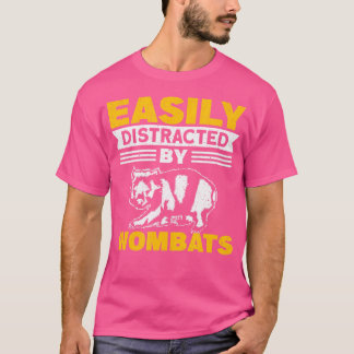 T-shirt Facilement Distrait Par Les Wombats