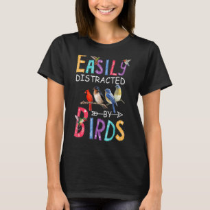 T-shirt Facilement Distrait Par L'Observation Des Oiseaux