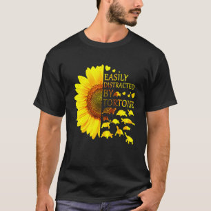 T-shirt Facilement Distrait Par Tortoise Tortoise Tours Lo
