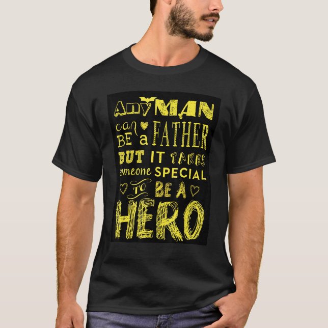 T-shirt Facilement Distrait Pour Être Un Héros Geef (Devant)