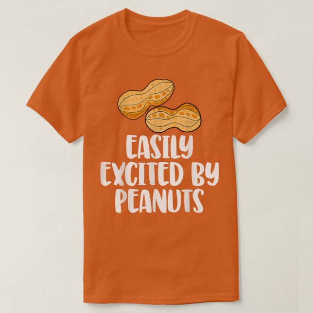 T-shirt Facilement Écité Par Les Arachides Tasty Funny Gen (Design devant)
