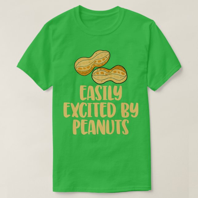 T-shirt Facilement Écité Par Les Arachides Tasty Funny Gen (Design devant)