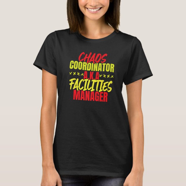 T-shirt Facilities Manager Job Maintenance Employee Profes (Devant)