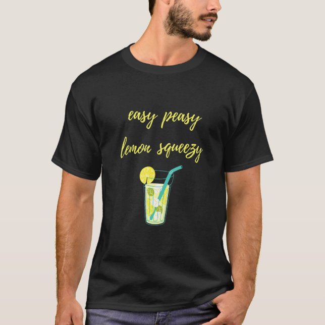 T-shirt Faciy Citron Squeezy Fun Lemonade Summer Summe (Devant)