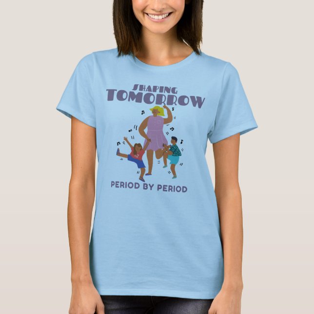 T-shirt Façonner demain période par période Professeur pri (Devant)