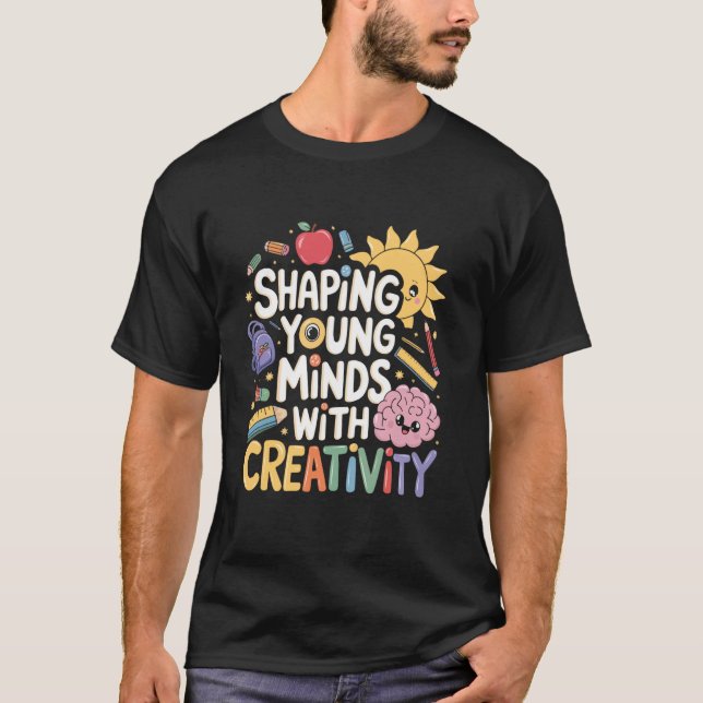 T-shirt Façonner les jeunes esprits avec créativité - Insp (Devant)