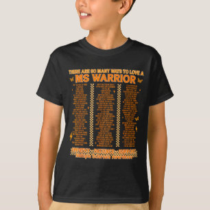 T-shirt Façons de sensibiliser à la sclérose en plaques po