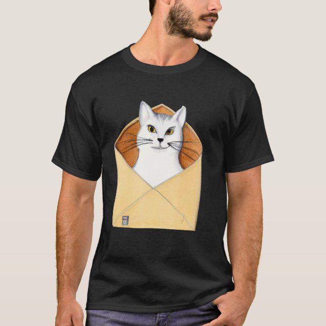 T-shirt Facteur chaton facteur chat (Devant)