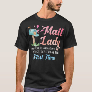 T-shirt Facteur Dame du Courrier Première Boîte aux Lettre