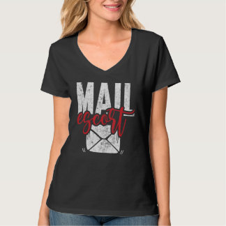T-shirt Facteur Escorte de Courrier US Post Facteur Courri