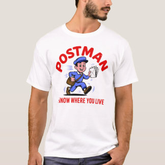 T-shirt Facteur - Je sais où vous habitez