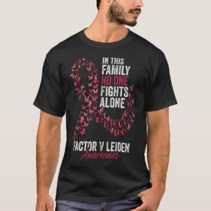 T-shirt Facteur V Leiden Mois de sensibilisation Papillons