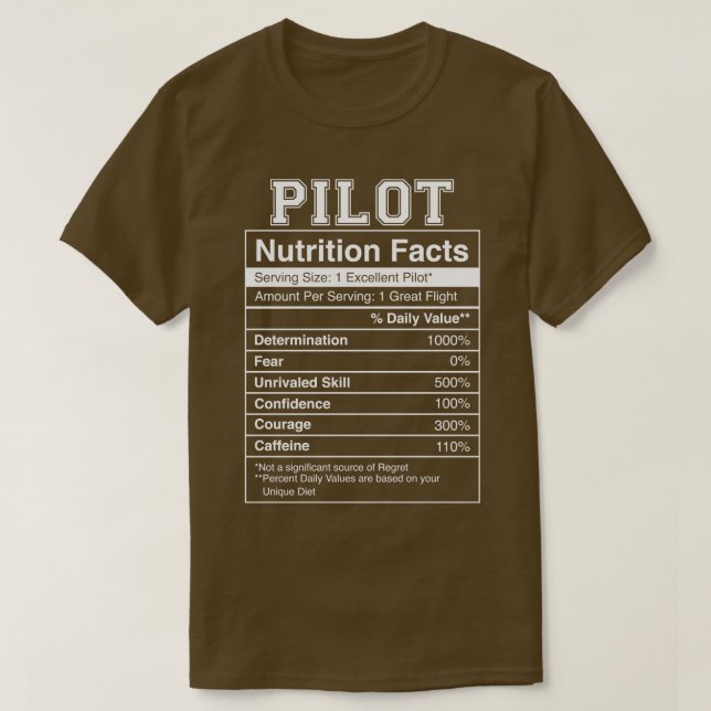 T-shirt Facteurs nutritionnels pilotes (Design devant)