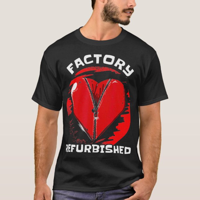 T-shirt Factory Refurbished Heart Surgery Survivor _1  (Devant)