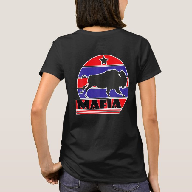 T-shirt Facturation Fan Mafia Pour Le Ventilateur Buffalo  (Dos)
