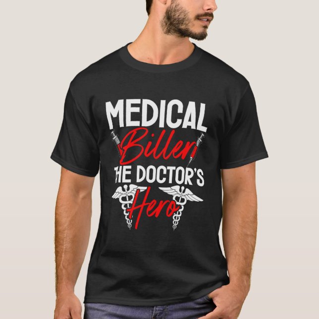 T-shirt Facturation Médicale Le Docteur Héros Hôpital Fact (Devant)