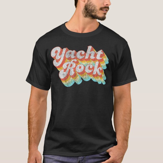 T-shirt Fade Yacht Rock Party Boat (Devant)