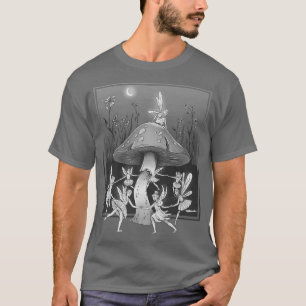 T-shirt Faecore Fairy Cottagecore Champignons Fairycore Mo