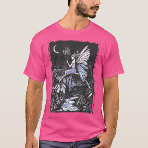 T-shirt Faecore Fairy Night Fairycore Imaginaire Magie Nat