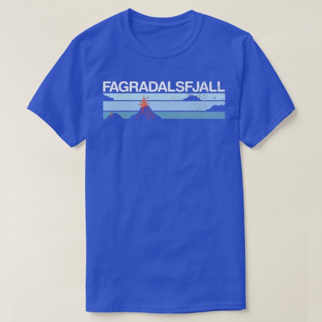 T-shirt Fagradalsfjall Islande (Design devant)