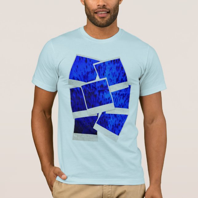 T-shirt Faïence bleu cobalt (Devant)