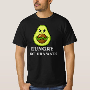 T-shirt Faim Pas Dramatique Drôle Avocat Humour Alimentair