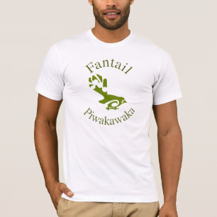 T-shirt Faintail New Zealand Aotearoa Bird