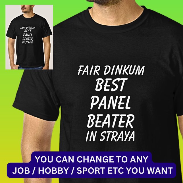 T-shirt Fair Dinkum MEILLEUR PANEL MEATER à Straya (Créateur téléchargé)