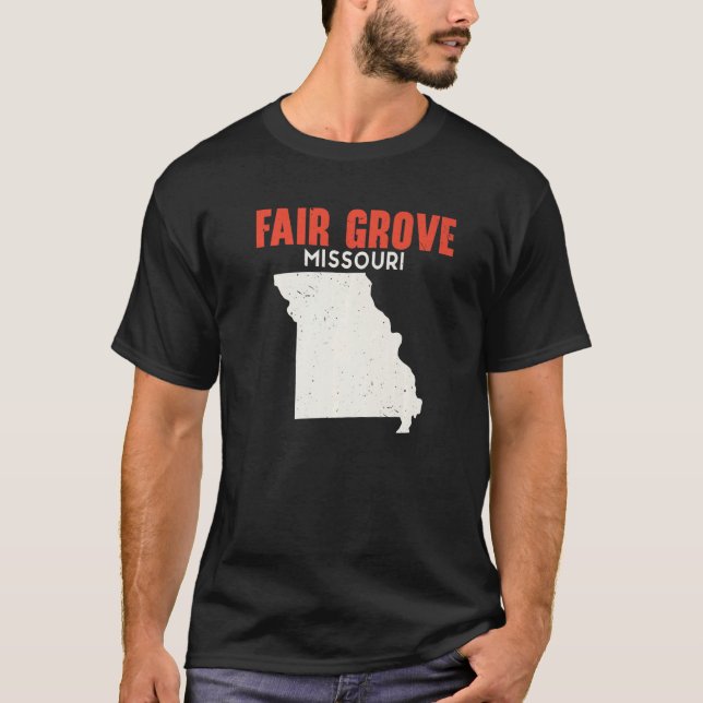 T-shirt Fair Grove Missouri USA State America Travel Misso (Devant)