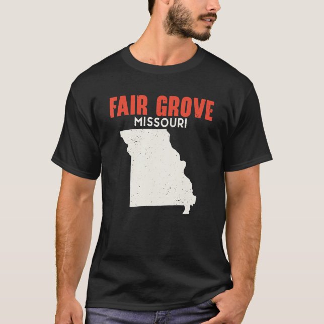 T-shirt Fair Grove Missouri USA State America Travel Misso (Devant)