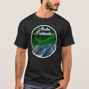 T-shirt Fairbanks Alaska Aurores boréales