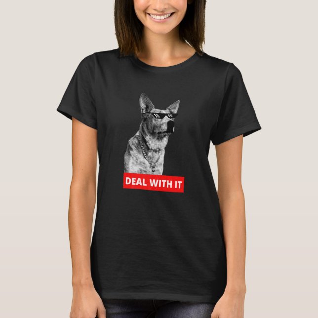 T-shirt Faire Avec Ça Australian Cattle Dog Heeler (Devant)