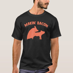 T-shirt Faire Bacon Pork Cochon Mèmes de plaisanterie Adul