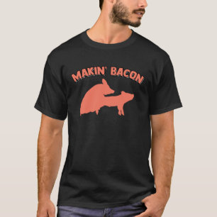 T-shirt Faire Bacon Pork Cochon Mèmes de plaisanterie Adul