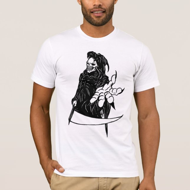 T-shirt Faire bon accueil à Reaper (Devant)