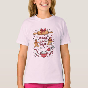 T-shirt Faire briller les esprits en pain d'épices de Noël