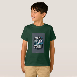 T-shirt Faire chaque jour le nombre - Motivational Brush S