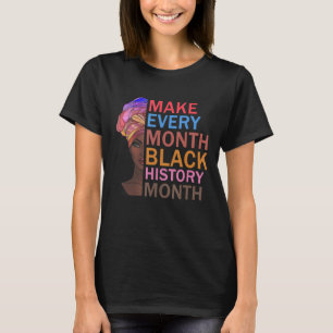 T-shirt Faire chaque mois Mois de l'histoire noire Celeb a