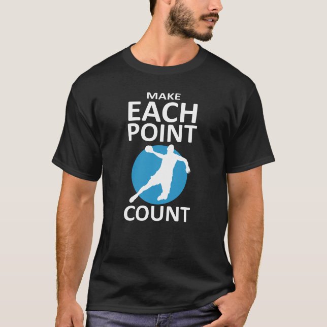 T-shirt Faire chaque nombre de points - Handball (Devant)