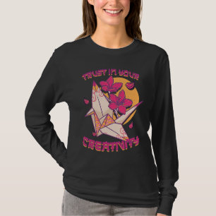 T-shirt Faire Confiance à Votre Créativité Papier Japonais
