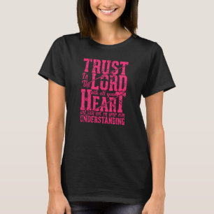 T-shirt Faire Confiance au Seigneur Jésus Citation Chrétie