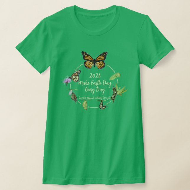 T-shirt Faire de chaque jour la Journée de la Terre 2026 (Poser)