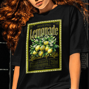 T-shirt Faire de la limonade à l'ancienne apparence Étique
