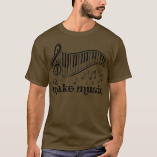 T-shirt Faire de la musique Piano Lover Pianiste Composite