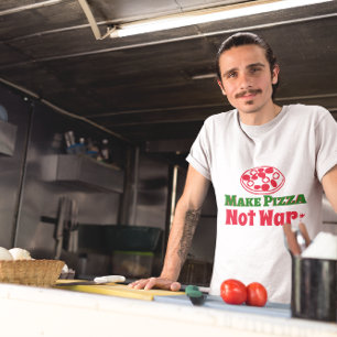 T-shirt Faire de la pizza pas la guerre