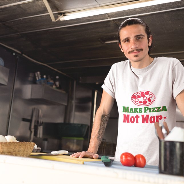 T-shirt Faire de la pizza pas la guerre (Créateur téléchargé)