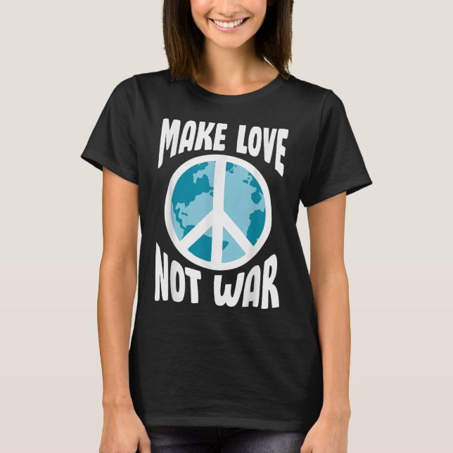 T-shirt Faire de l'amour pas la guerre (Devant)