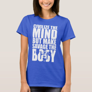 T-shirt Faire de l'épargne le corps, l'entraînement des fe