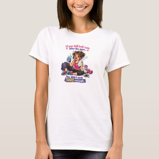 T-shirt faire de l'exercice (Devant)