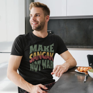T-shirt Faire de Sangak pas la guerre | Pain de galet pers